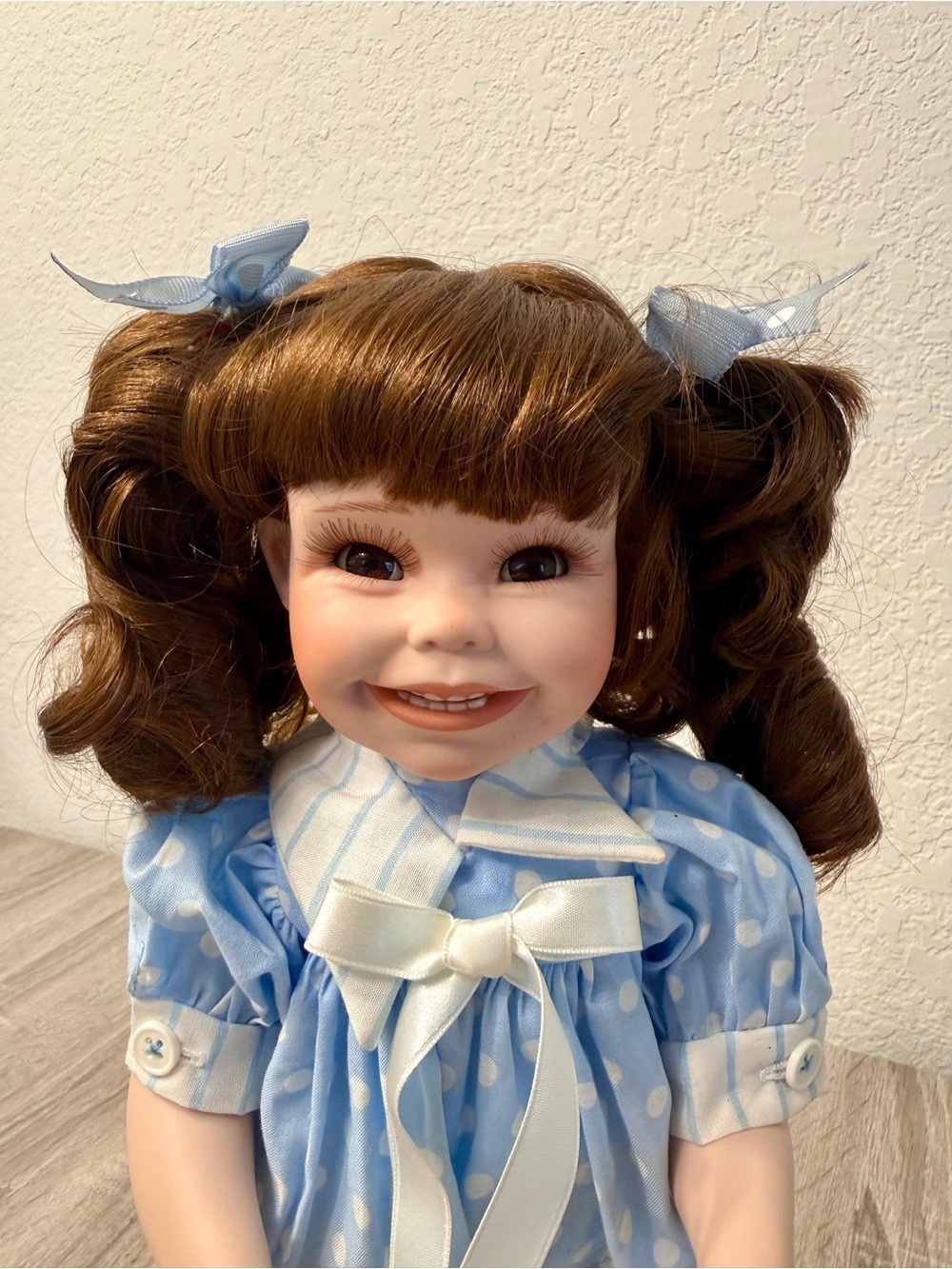 The Hamilton Collection “Julie” Porcelain Doll by Cindy Marschner Rolfe